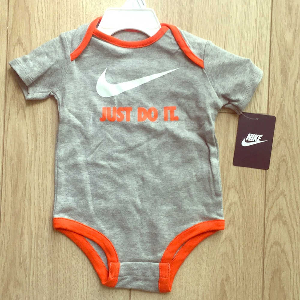 NWT Nike Gray Onesie